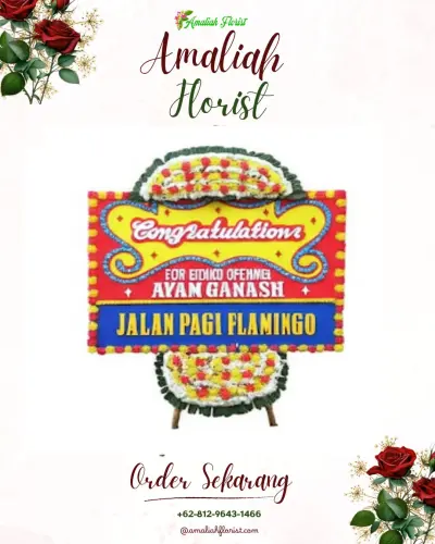 Bunga Papan Congratulation di Sumberbrantas